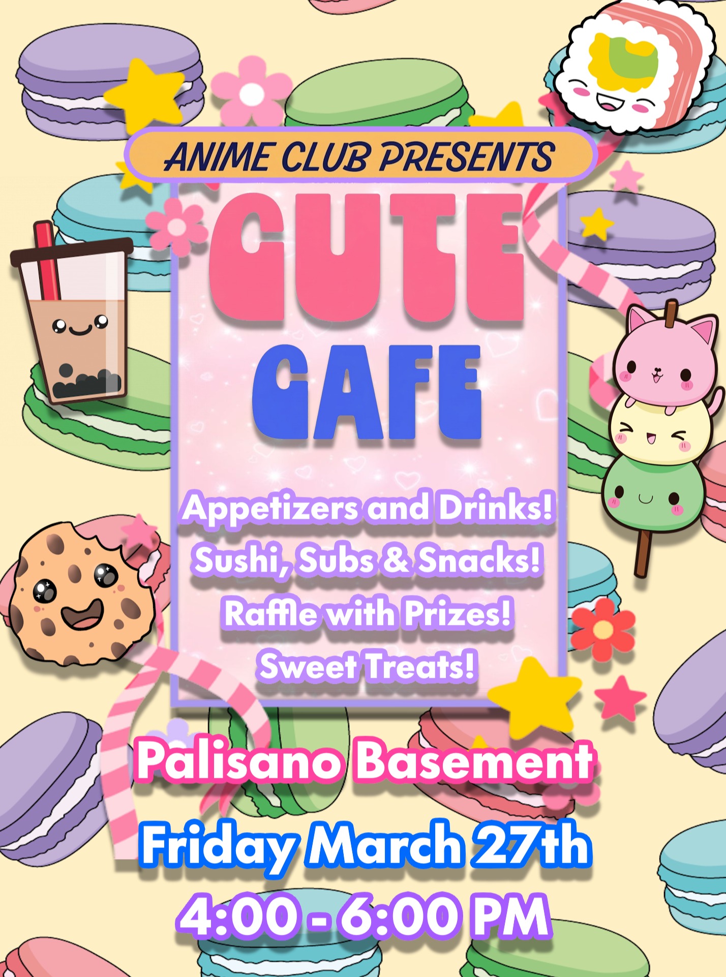 Cute Cafe promotional poster